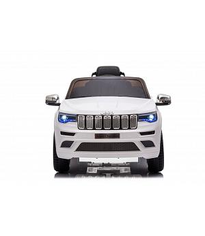 Coche eléctrico infantil Jeep Grand Cherokee 12v, Ruedas Goma Color Blanco - LE8275